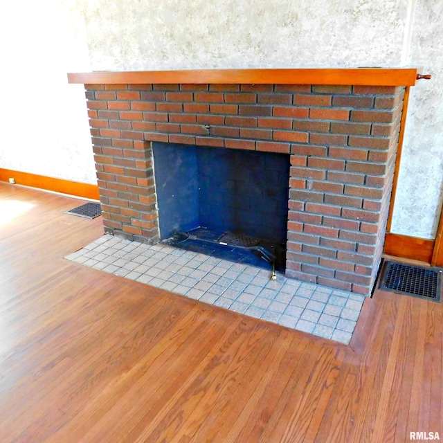 room details with hardwood / wood-style flooring