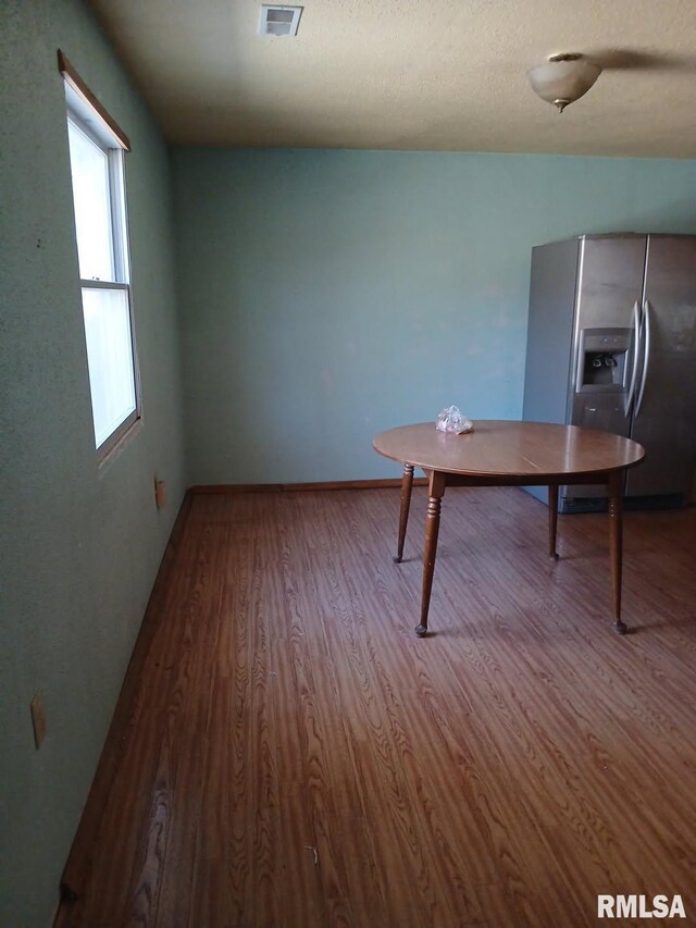 9735 Branch Rd, Oakdale, IL 62268 - unfurnished office featuring wood finished floors, visible vents, and baseboards