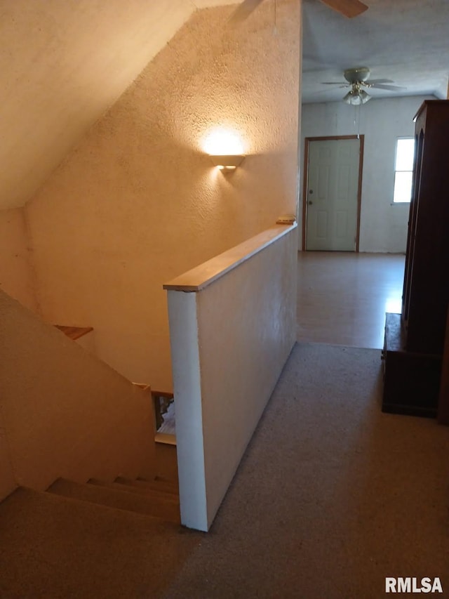 9735 Branch Rd, Oakdale, IL 62268 - hall with an upstairs landing