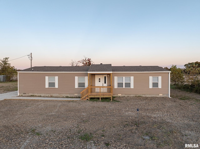 view of front of home