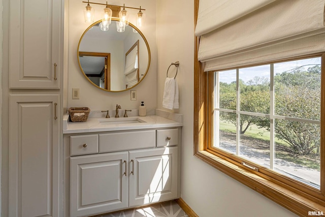 5345 State Route 127th Hwy, Cobden, IL 62920 - bathroom with vanity and baseboards