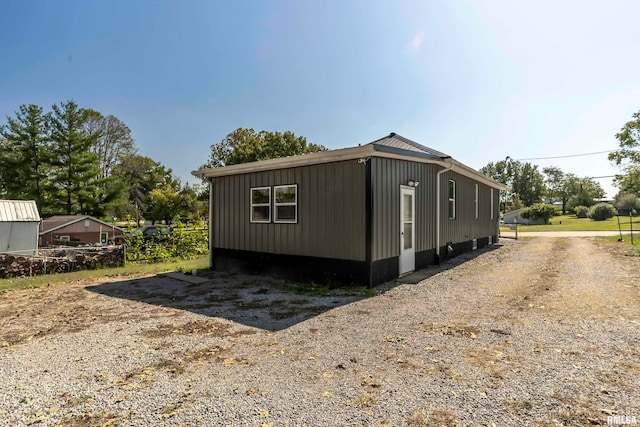 view of side of property