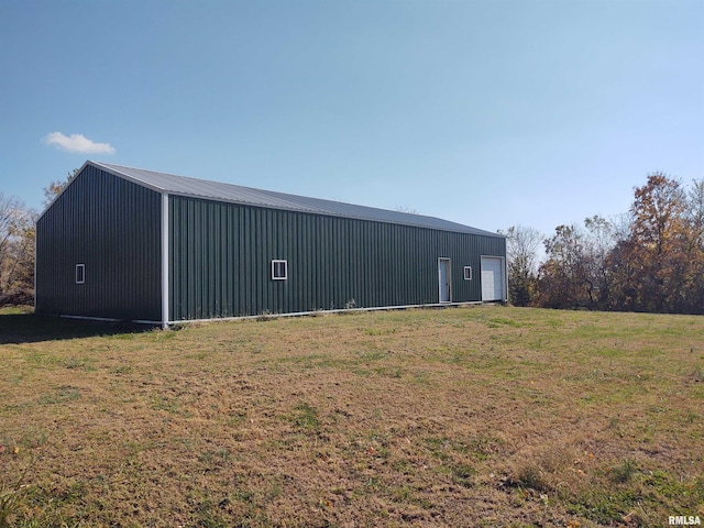 7280 Buncombe Rd, Buncombe, IL 62912 - view of pole building with a lawn
