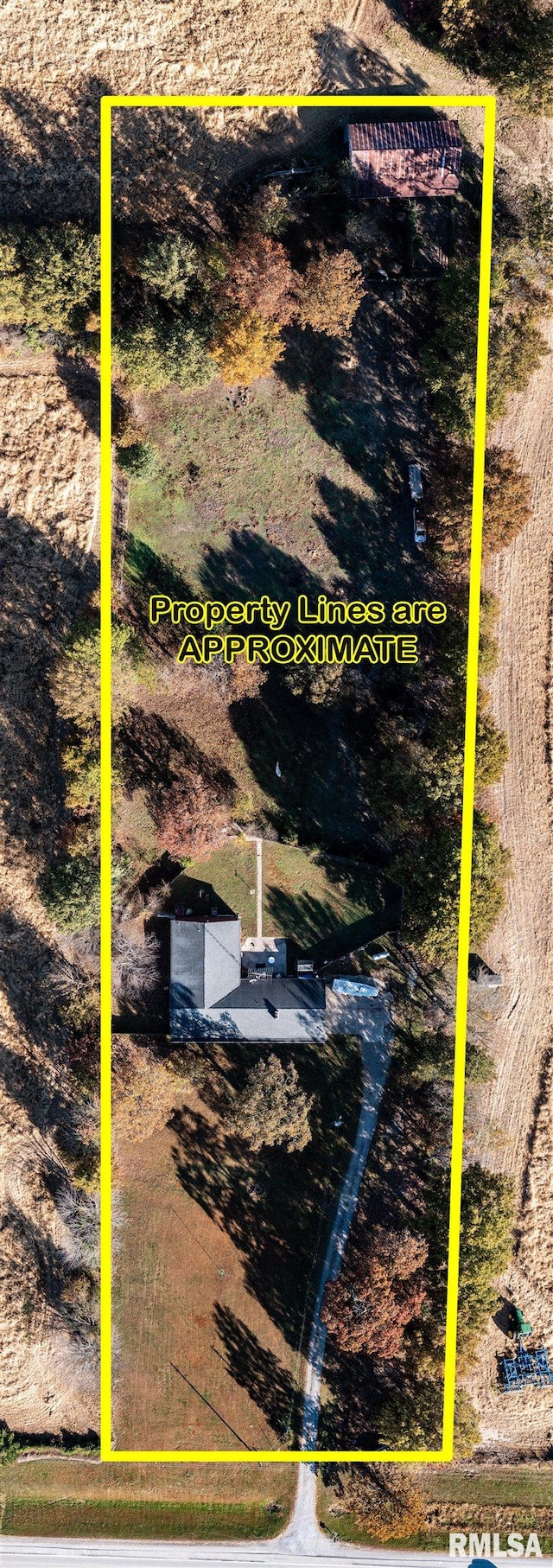 2857 State Route 161st Hwy, Centralia, IL 62801 - map / location with property parcel outlined