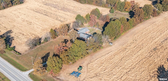 2857 State Route 161st Hwy, Centralia, IL 62801 - aerial view of property and surrounding area featuring rural landscape