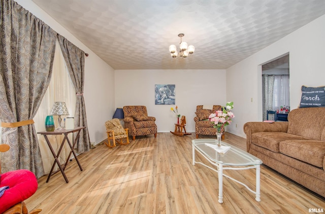 2857 State Route 161st Hwy, Centralia, IL 62801 - living room with wood finished floors and a chandelier