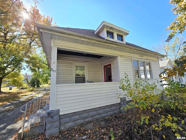 view of front of property