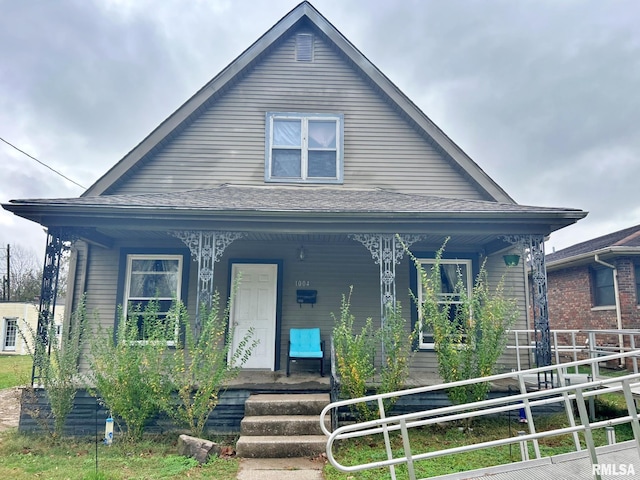 view of front of house featuring a porch