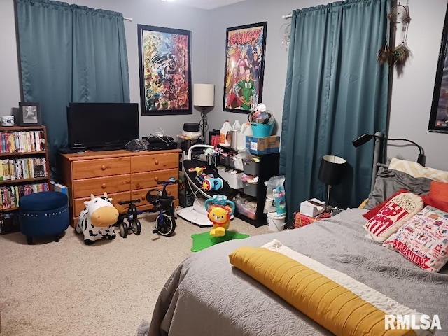 506 N Locust St, Sesser, IL 62884 - bedroom featuring carpet floors