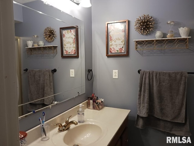 506 N Locust St, Sesser, IL 62884 - bathroom with vanity