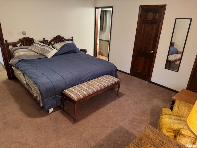 bedroom featuring carpet floors