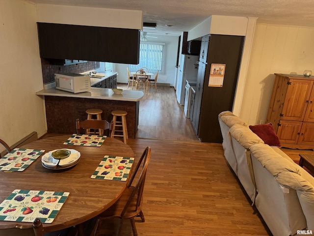 309 E Gelston St, Valier, IL 62891 - dining space featuring wood finished floors