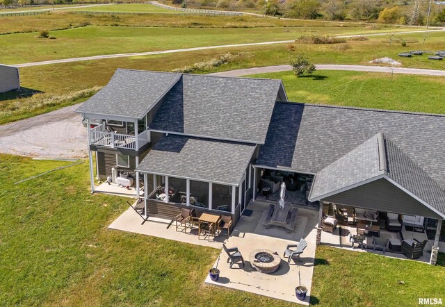 75 Bedrock Rdg, Elkville, IL 62932 - bird's eye view