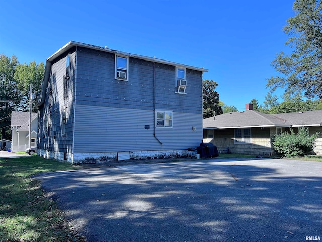 view of side of property