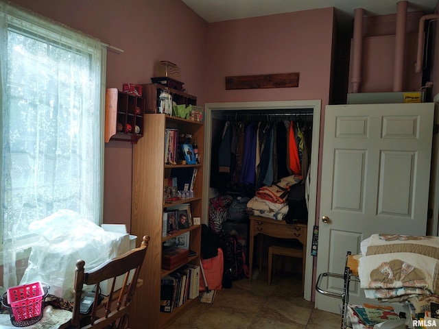 20366 Noisy Goose Ln, Olive Branch, IL 62969 - tiled bedroom with a closet