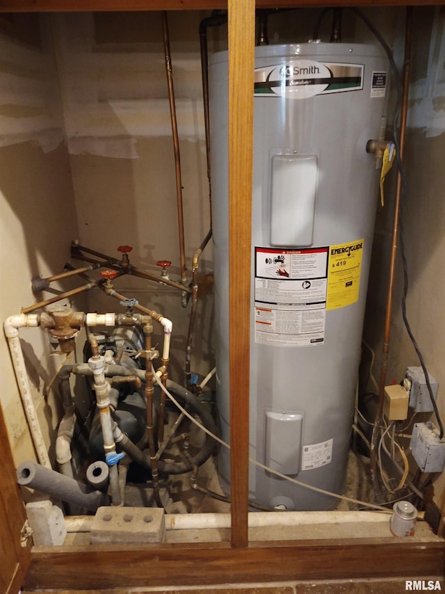 20366 Noisy Goose Ln, Olive Branch, IL 62969 - utilities featuring electric water heater