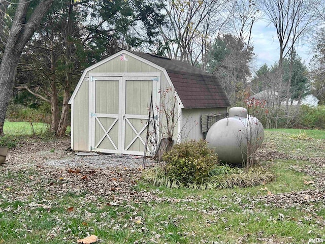 view of outdoor structure