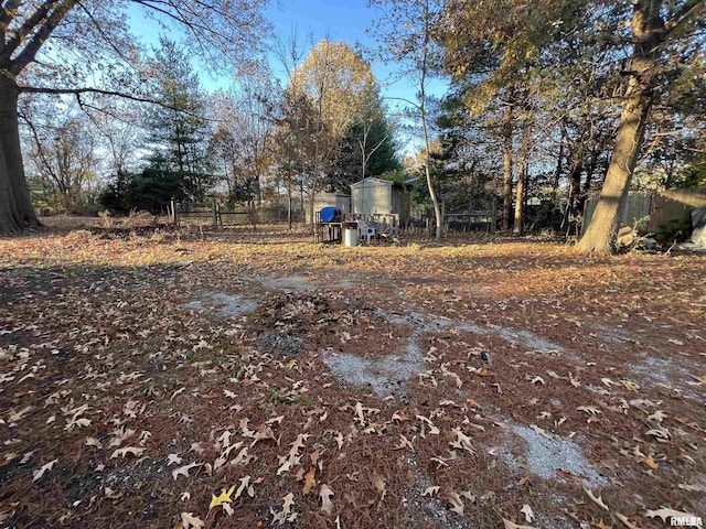 202 S Elm St, Cambria, IL 62915 - view of yard featuring an outbuilding