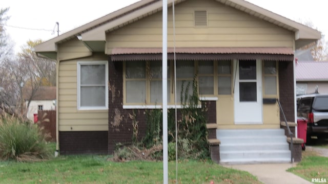 view of bungalow