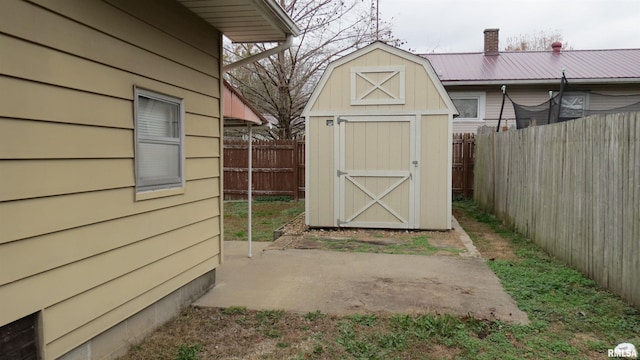 view of outdoor structure