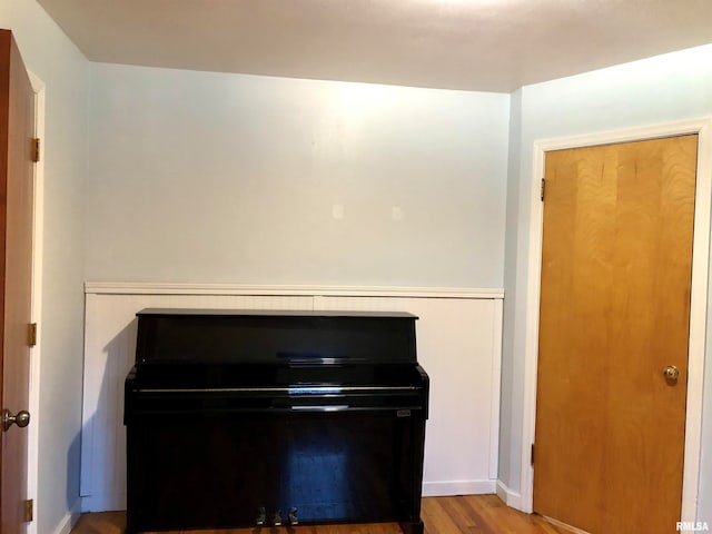 interior space featuring light hardwood / wood-style floors