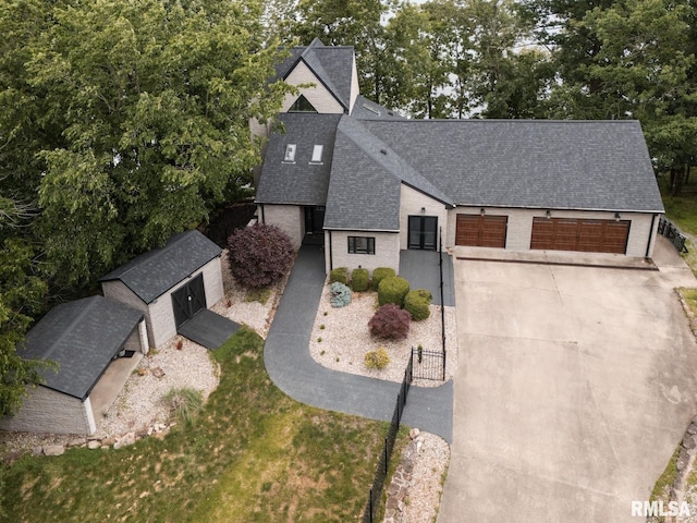 12225 Pebble Point Rd, Marion, IL 62959 - view from above of property featuring a tree filled landscape