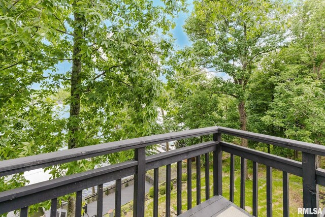 12225 Pebble Point Rd, Marion, IL 62959 - view of wooden deck
