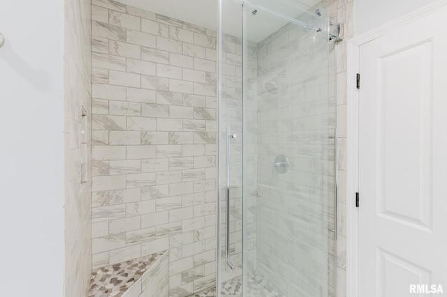 12225 Pebble Point Rd, Marion, IL 62959 - full bath featuring a stall shower