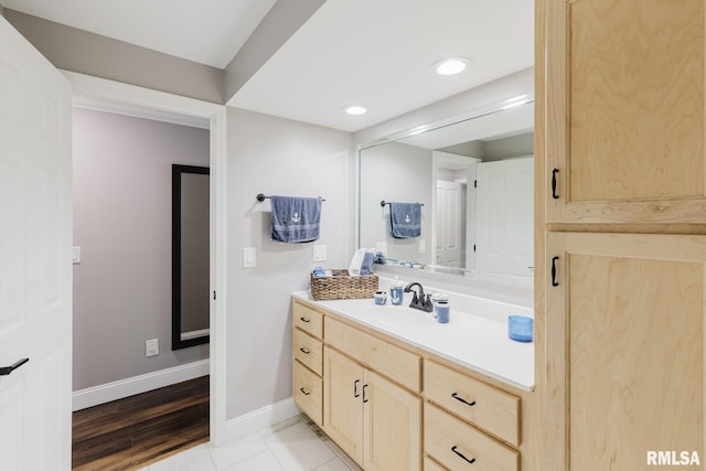 12225 Pebble Point Rd, Marion, IL 62959 - bathroom with vanity and baseboards