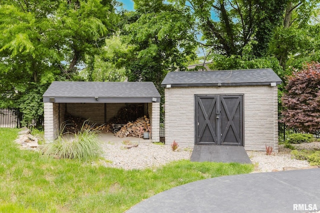 12225 Pebble Point Rd, Marion, IL 62959 - view of shed