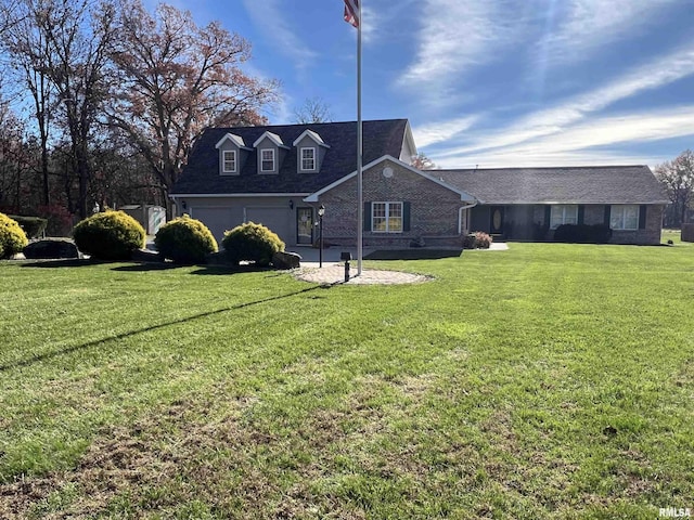 exterior space with a yard