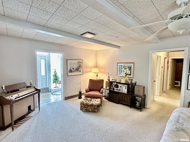 1107 E Cleveland St, West Frankfort, IL 62896 - sitting room featuring carpet