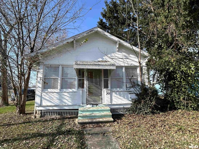 view of bungalow-style home