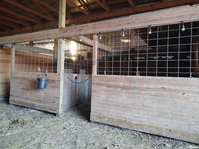 view of stable