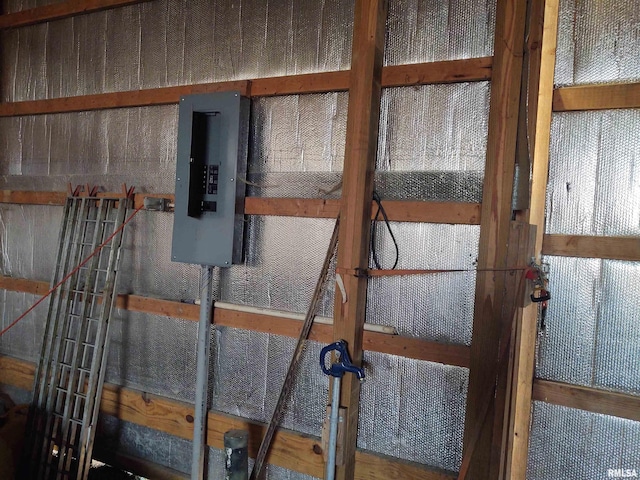 utility room featuring electric panel