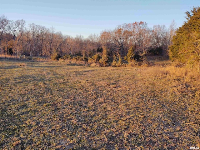 view of nature featuring a rural view