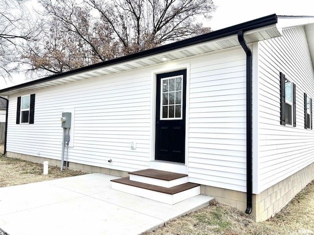 exterior space featuring a patio area