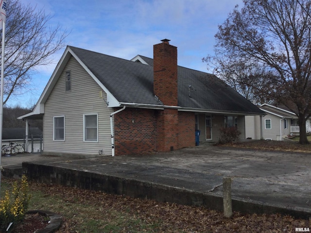 view of rear view of house