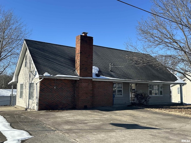 view of rear view of house