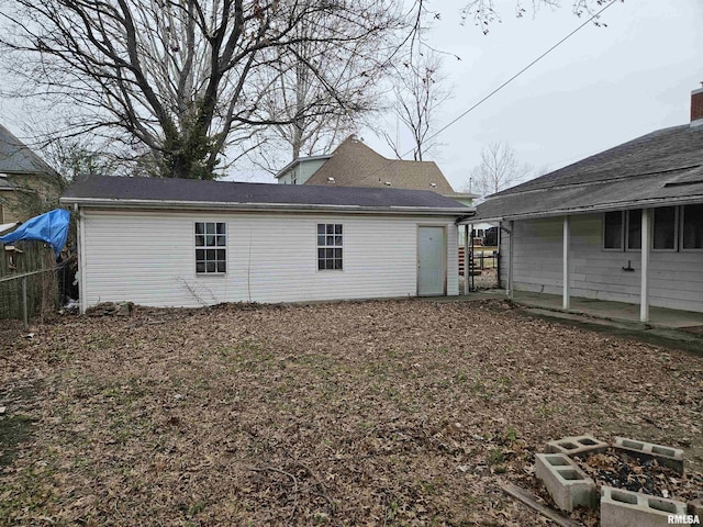 view of back of property