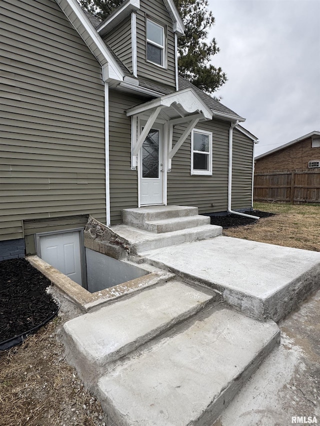 view of entrance to property