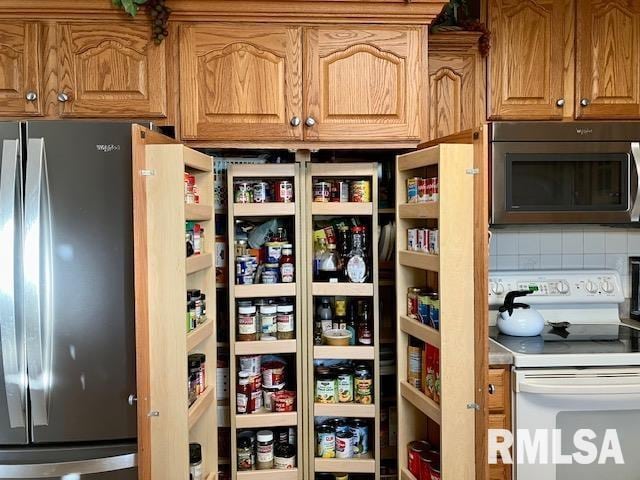 view of pantry