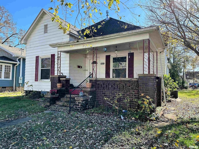 bungalow with covered porch