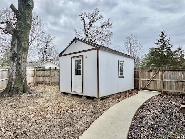 view of outbuilding