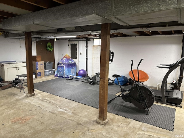 view of workout room