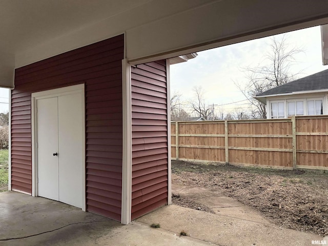 view of outbuilding