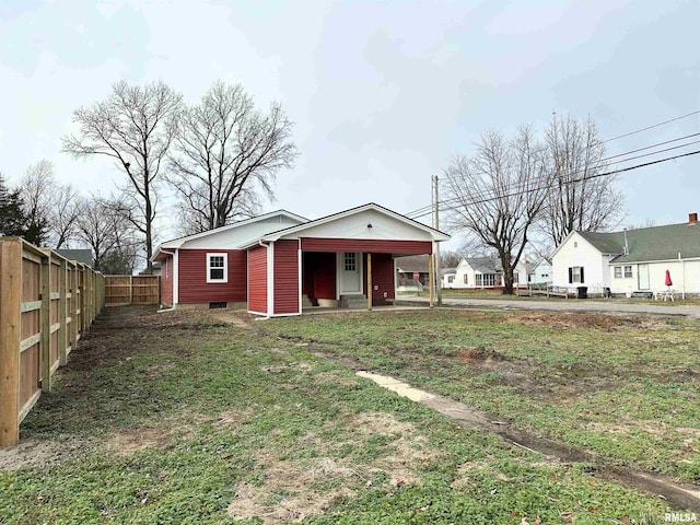 exterior space featuring covered porch