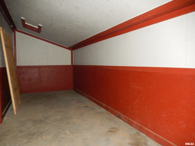 90 Oak St, Jonesboro, IL 62952 - interior space featuring lofted ceiling and concrete floors