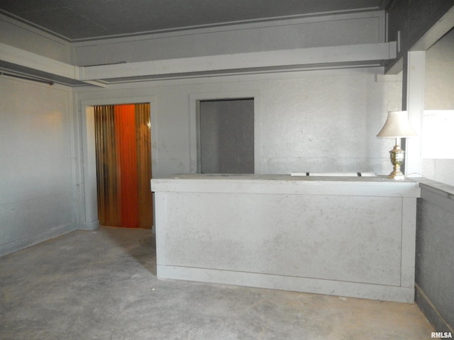 90 Oak St, Jonesboro, IL 62952 - interior space with concrete flooring