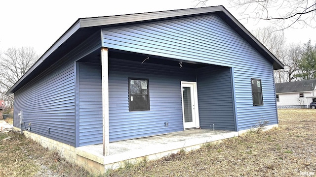 view of back of house